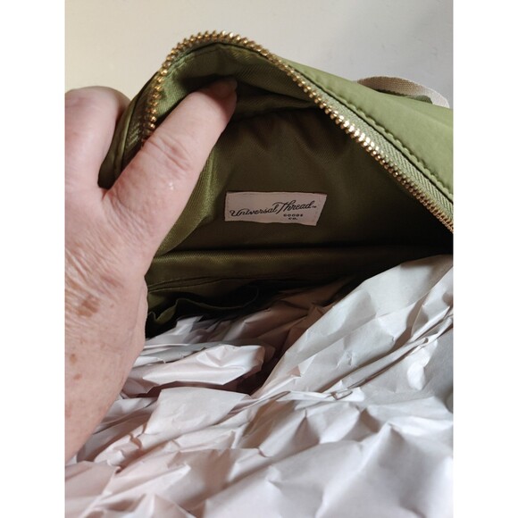 NWT Backpack Tote Universal Threads Olive Green Fabric Retail $35! - Picture 10 of 12